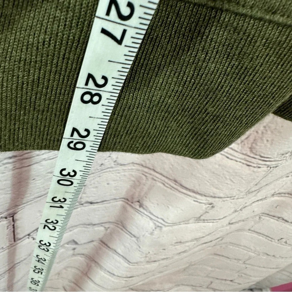 cremieux classic pullover sweater preppy green brown elbow patches classic med - Picture 4 of 7